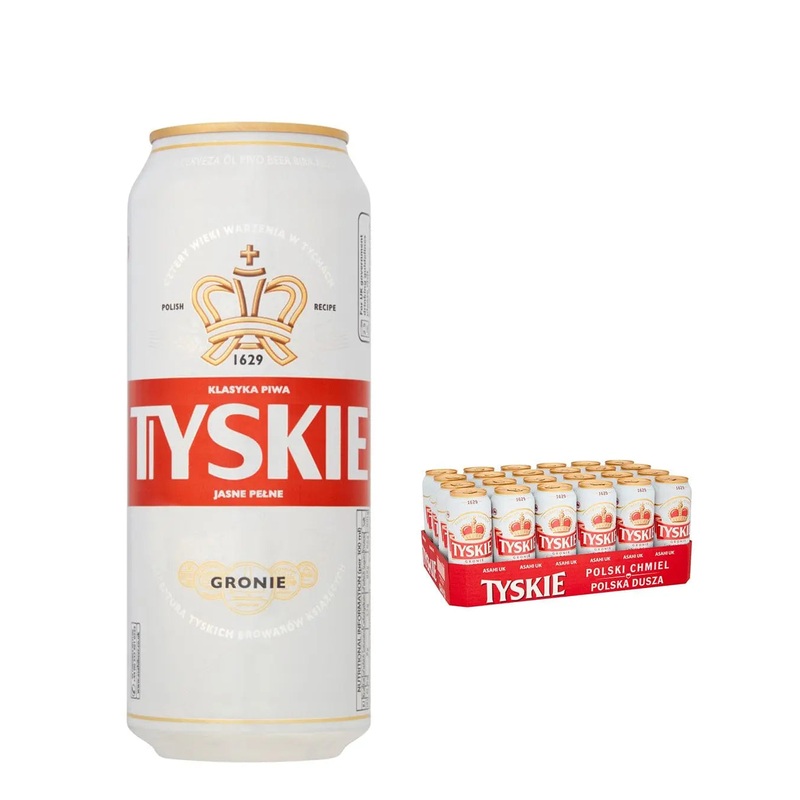 Tyskie Premium Lager Multipack, 24 x 500 ml