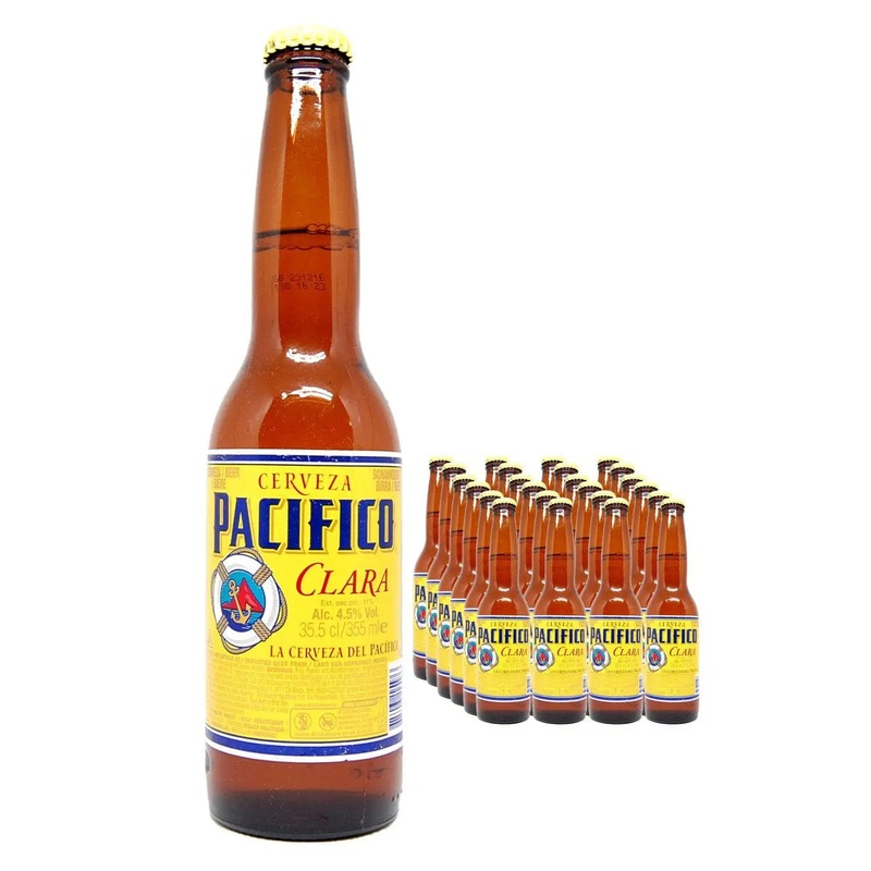 Cerveza Pacifico Clara Case, 24 x 355 ml