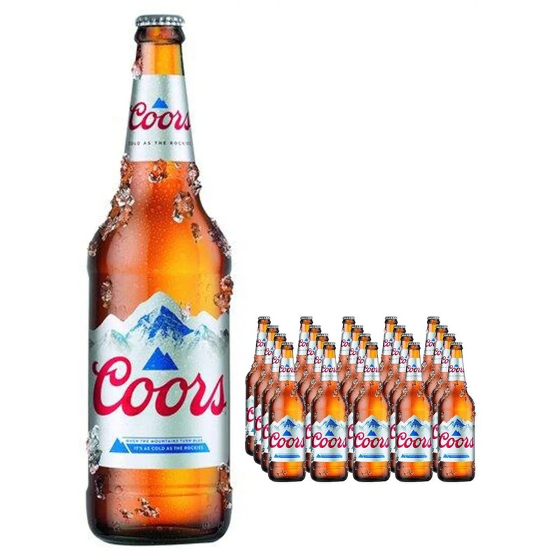 Coors Light Lager Beer Bottle Multipack, 20 x 330 ml