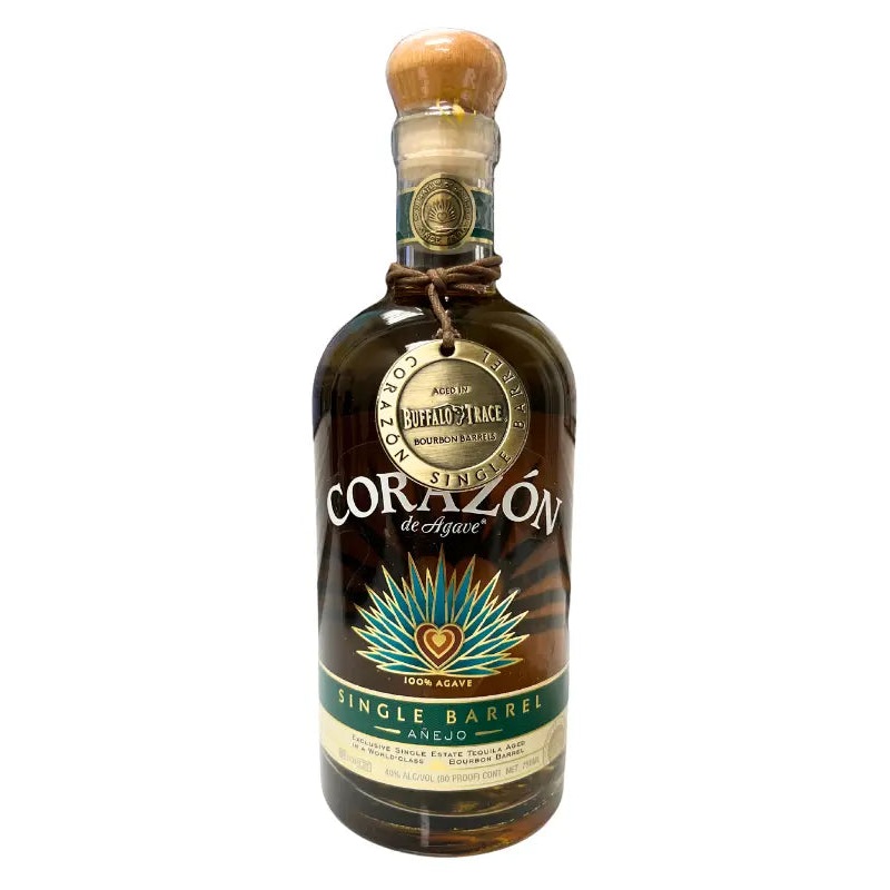 Corazon Single Barrel Aejo Aged in Buffalo Trace Bourbon Barrels 750mL