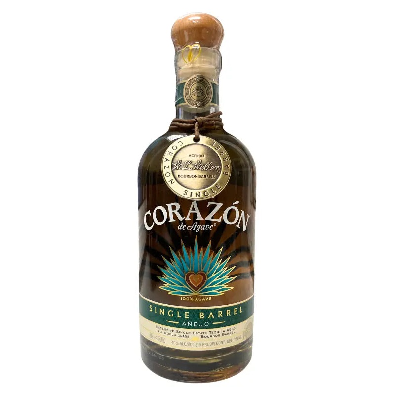 Corazon Single Barrel Aejo Aged in W.L. Weller Bourbon Barrels 750mL