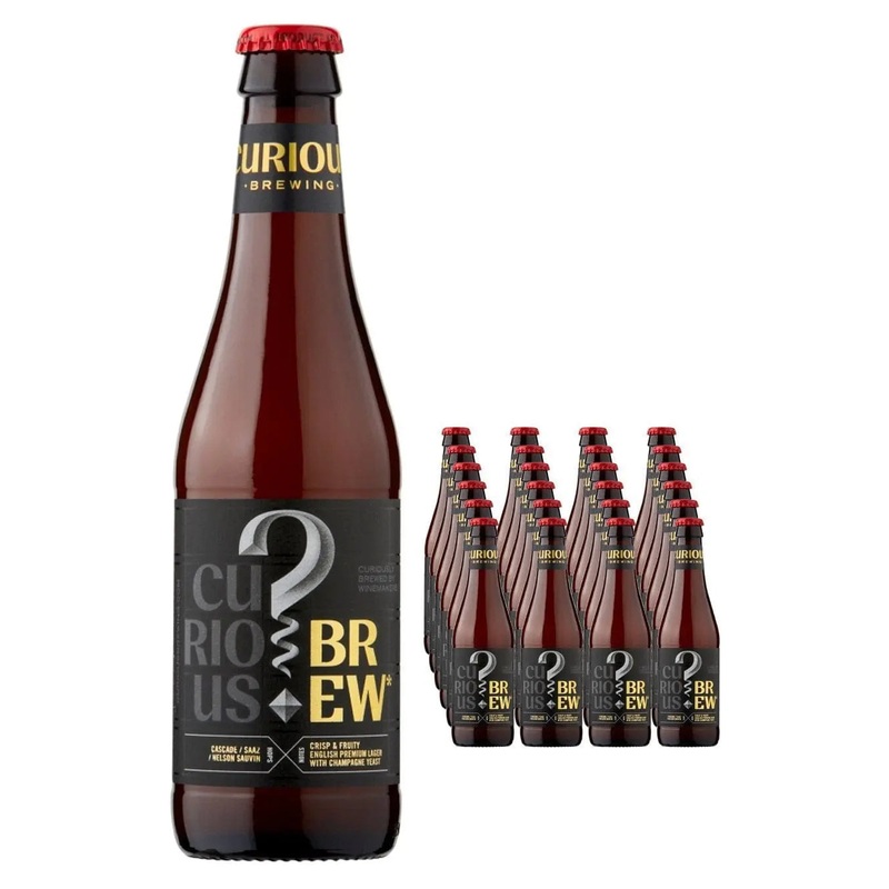 Curious Brew Lager Bottle Multipack, 12 x 330 ml