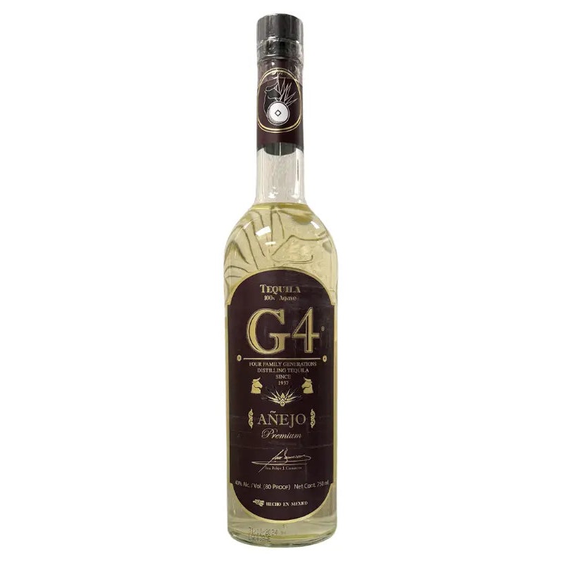 G4 Tequila Anejo 750mL