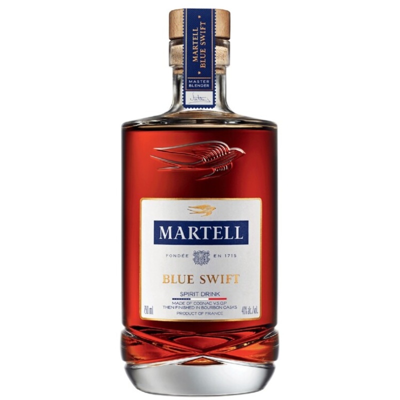 MARTELL BLUE SWIFT VSOP80W/JIG&GL