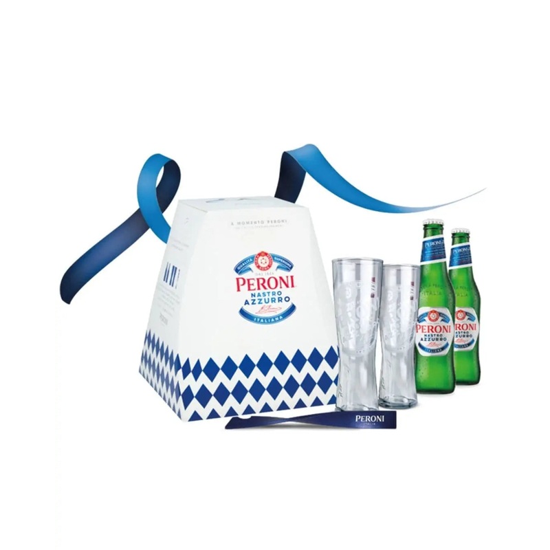 Peroni Limited Edition Momento Di Peroni Beer Gift Set, 2 x 330 ml