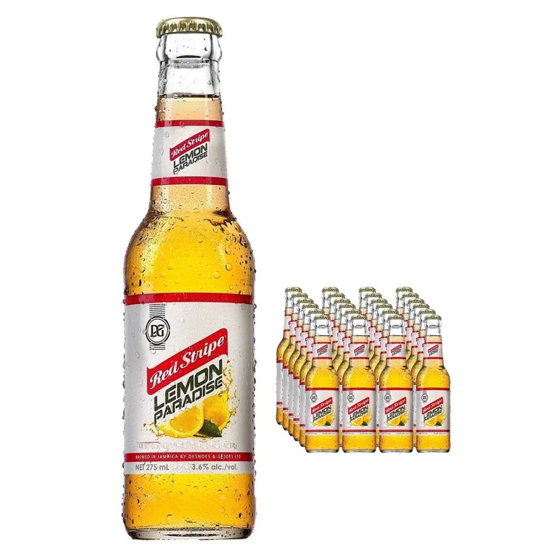 Red Stripe Lemon Paradise Premium Lager Multipack, 24 x 275 ml