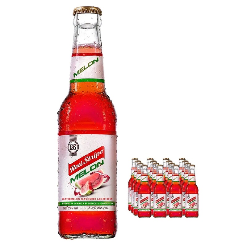 Red Stripe Melon Premium Lager Multipack, 24 x 275 ml