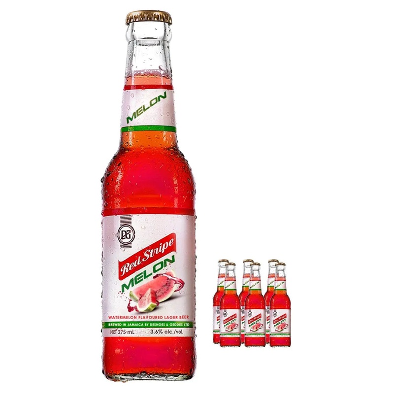 Red Stripe Melon Premium Lager Multipack, 6 x 275 ml