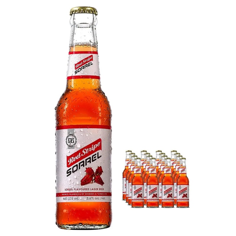 Red Stripe Sorrel Premium Lager Multipack, 24 x 275 ml