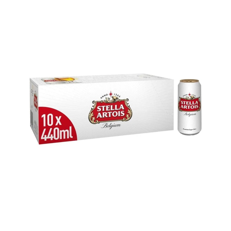 Stella Artois Premium Lager Multipack, 10 x 440 ml