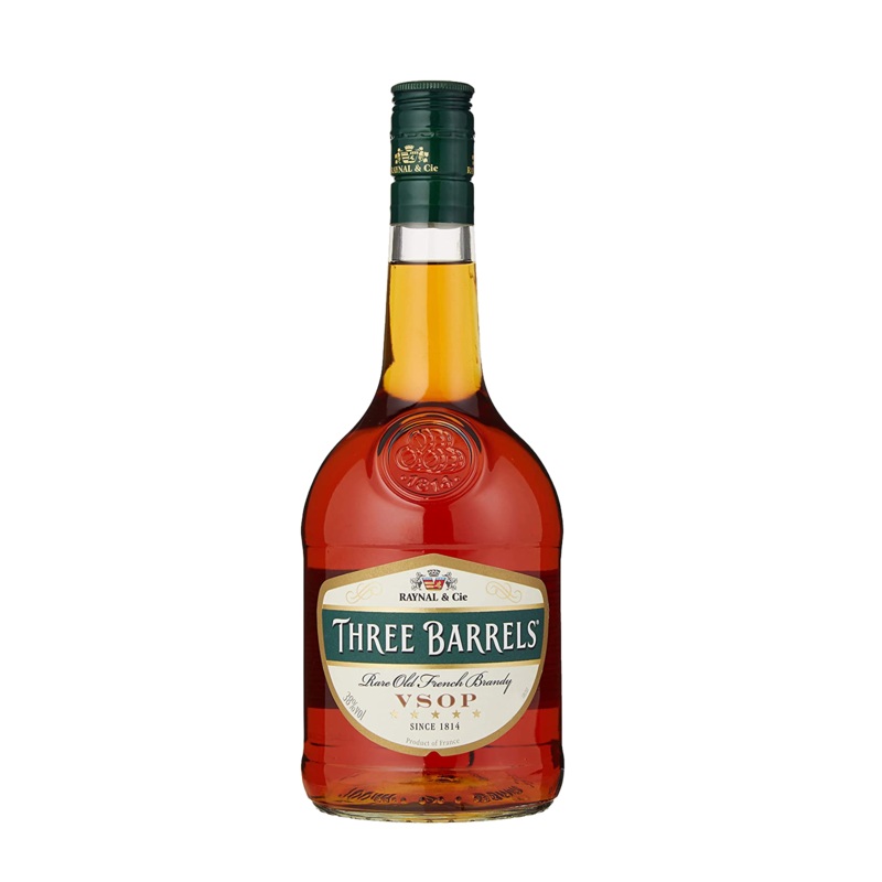 Three Barrels VSOP 38% 1Ltr UGT