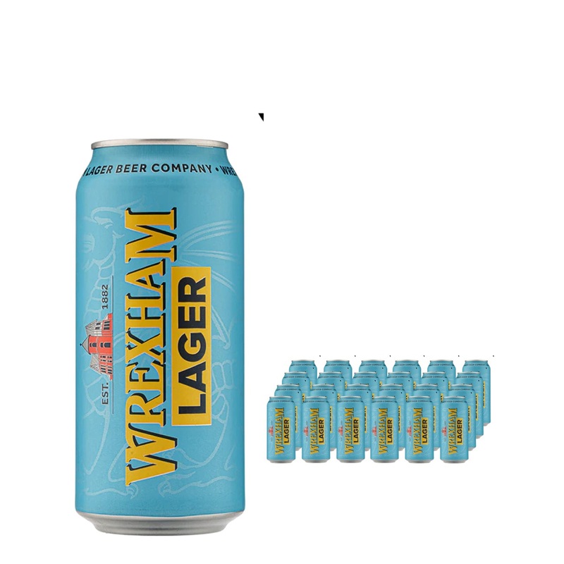 Wrexham Lager Beer Can Multipack, 24 x 440 ml