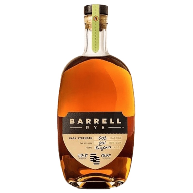 Barrell Cask Strength Rye Whiskey (Batch 002), 750mL