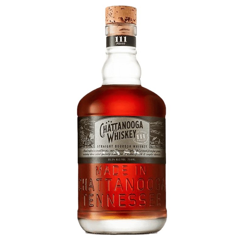Chattanooga Cask Strength Straight Bourbon Whiskey, 750mL