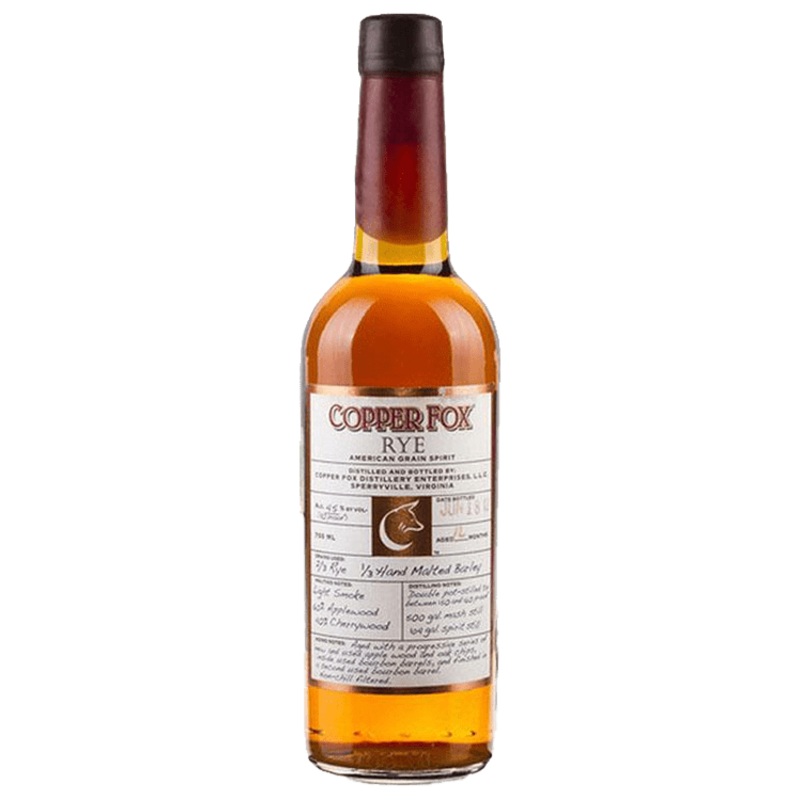 Copper Fox Rye Whiskey, 750mL