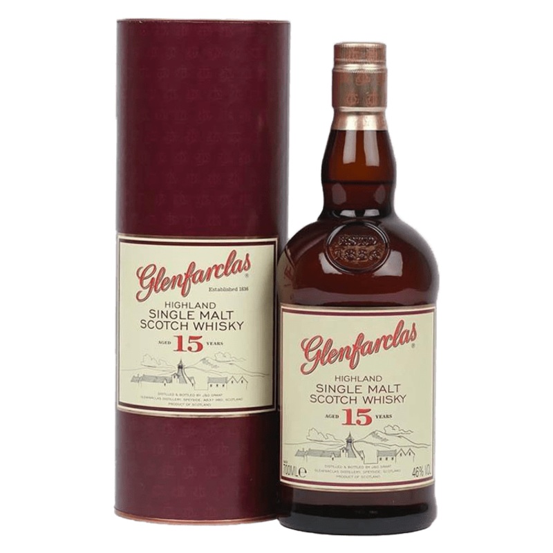 Glenfarclas 15-Year Highland Scotch Whisky, 750mL