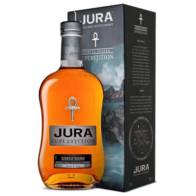 Jura Superstition Single Malt Scotch, 750mL