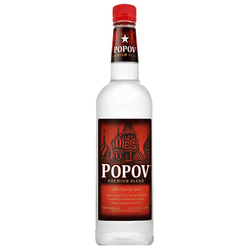 Popov Vodka, 750mL