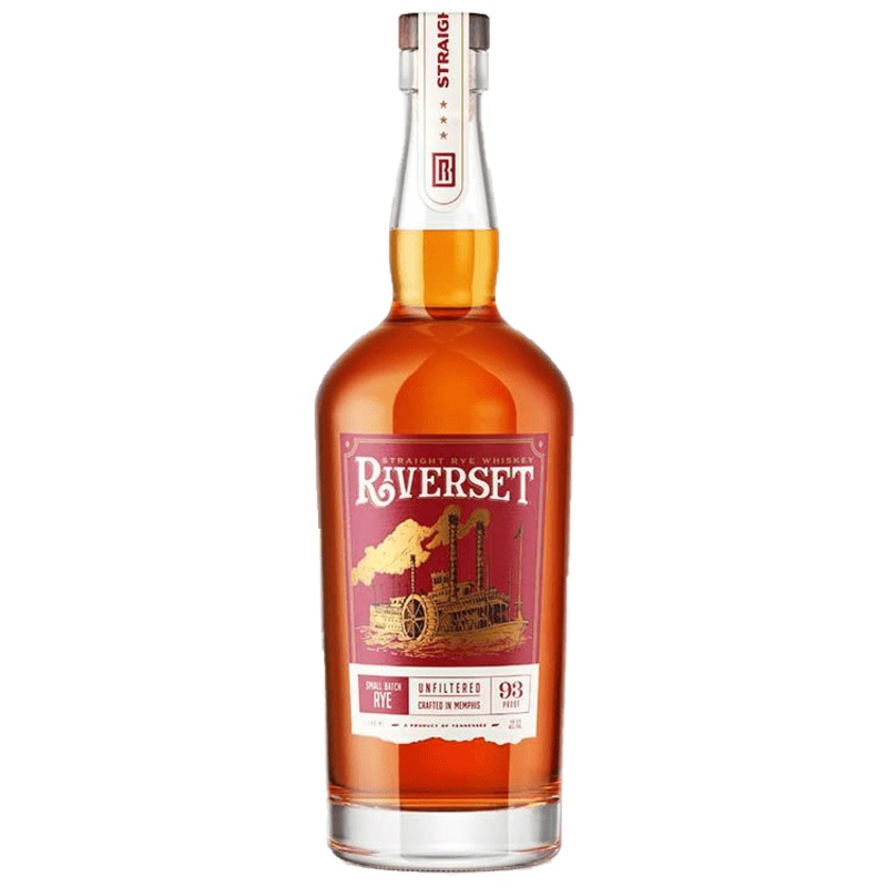 Riverset Small Batch Straight Rye Whiskey, 750mL