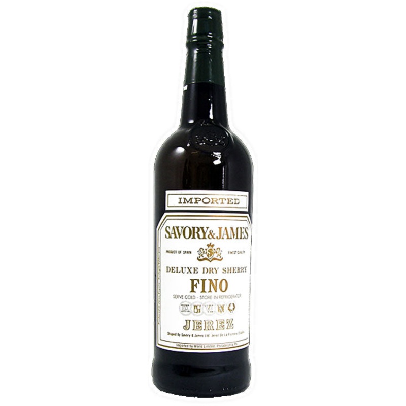 Savory & James Deluxe Dry Sherry Fino, 2017