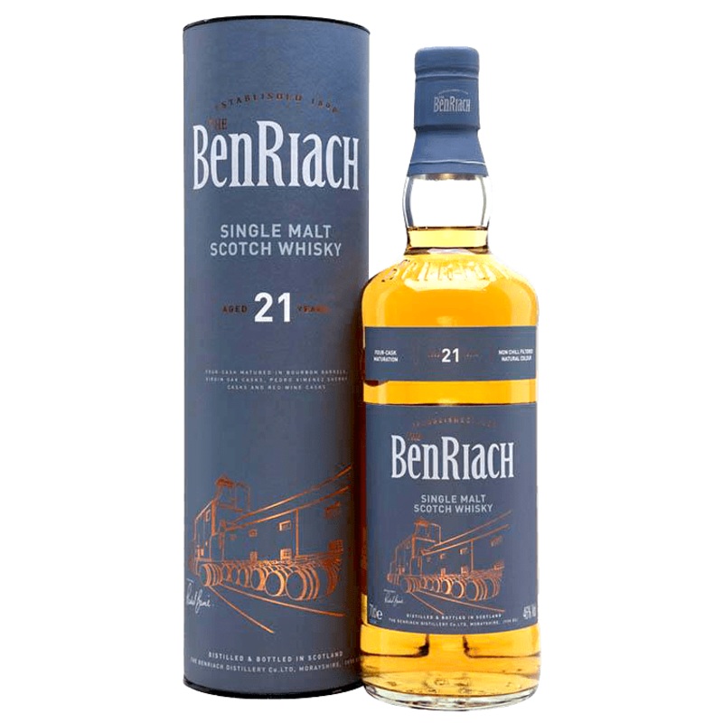 The BenRiach 21-Year Single Malt Scotch Whisky, 750mL
