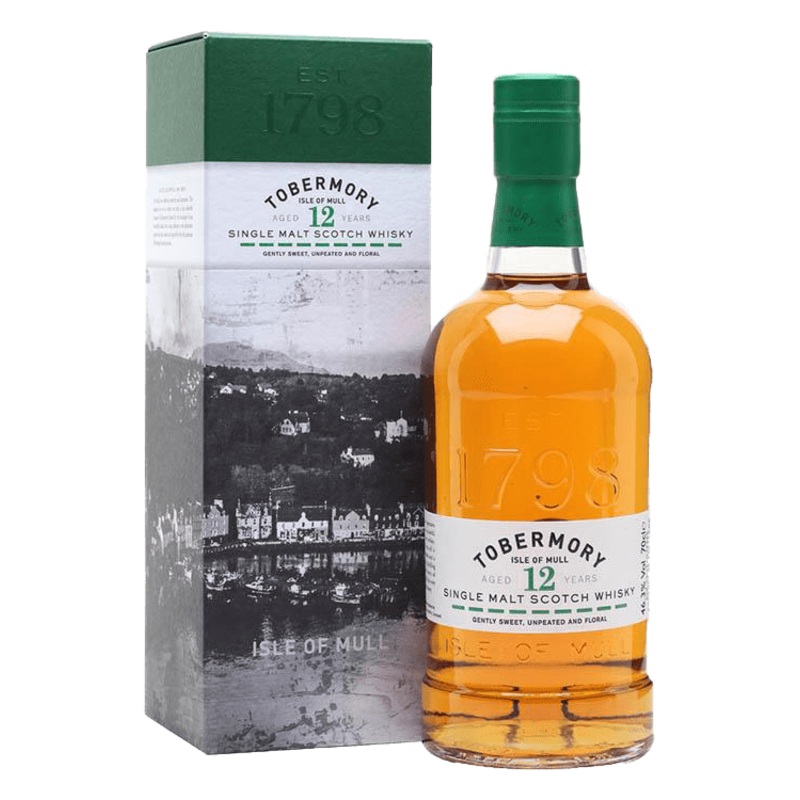 Tobermory 12-Year Single Malt Scotch, 750mL