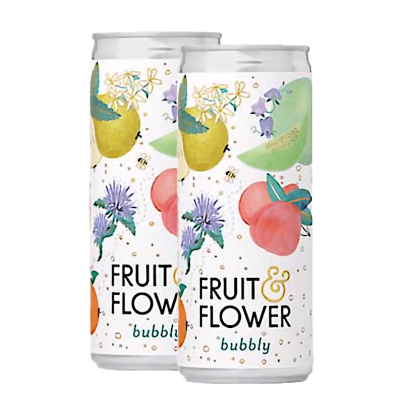 Fruit & Flower Wine in a Can - Bubbly, 2-pack (250ml)