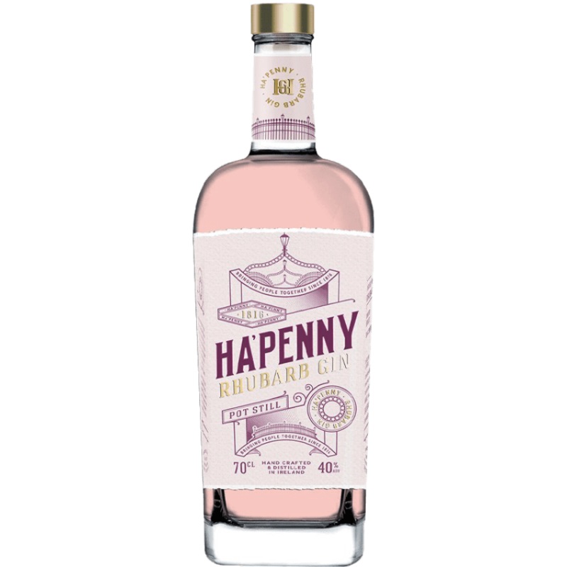 Ha'penny Rhubarb Gin, 750mL