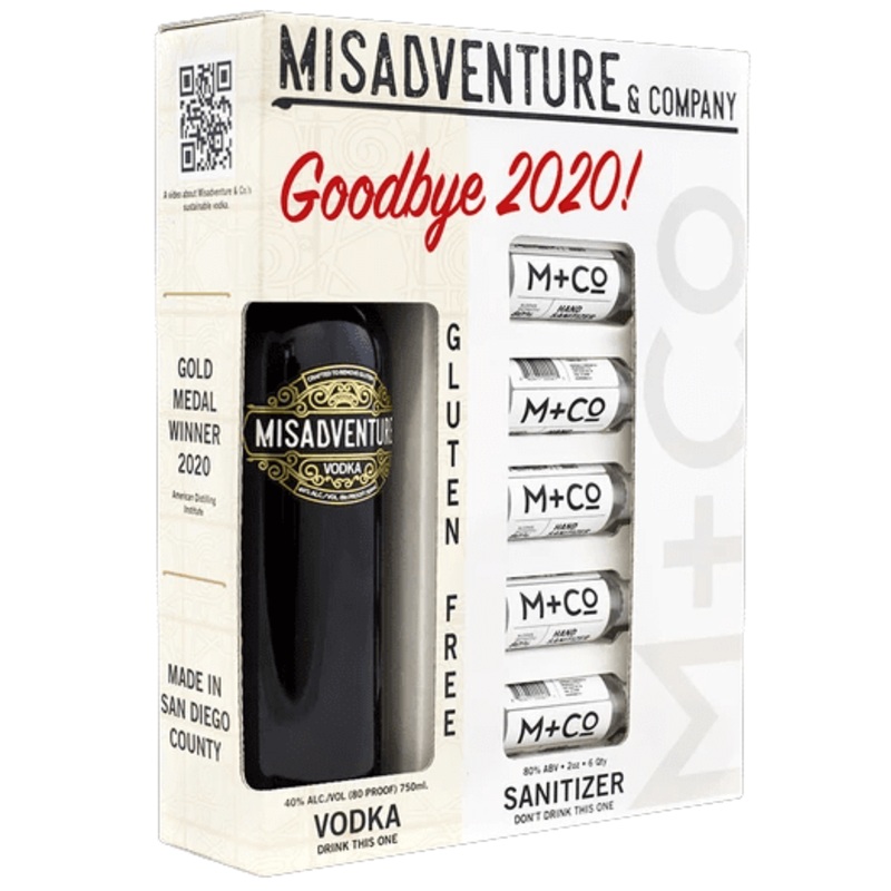 Misadventure + Co. Goodbye 2020 Vodka Gift Set