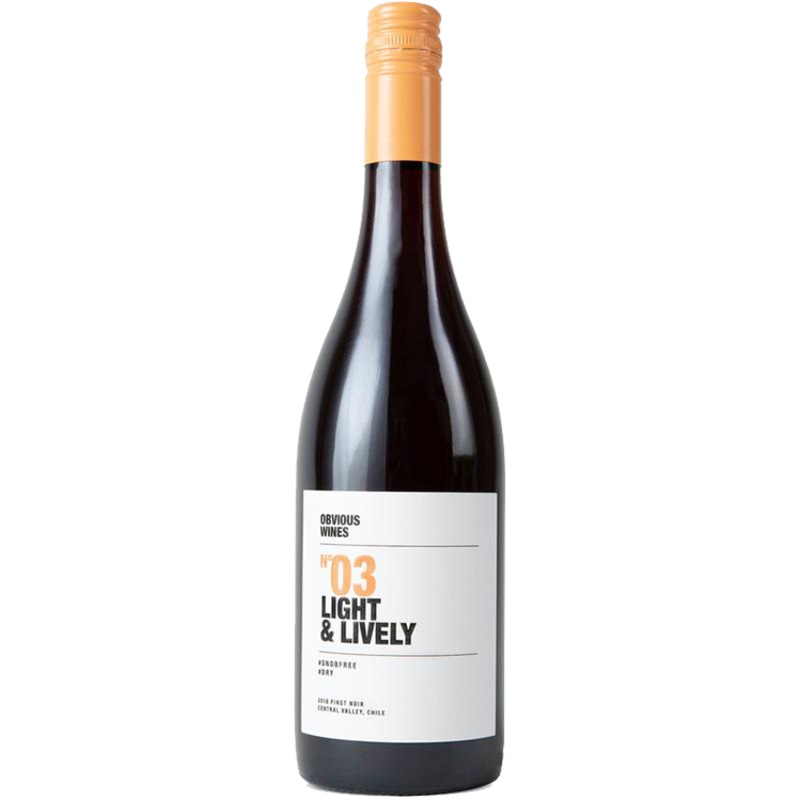 Obvious Wines No 03 Light & Lively Pinot Noir, 2018