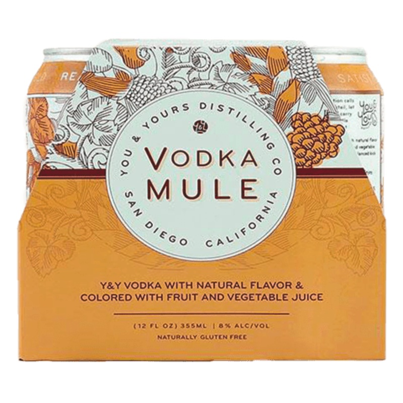 You & Yours Vodka Mule, 4-pack (12oz.)