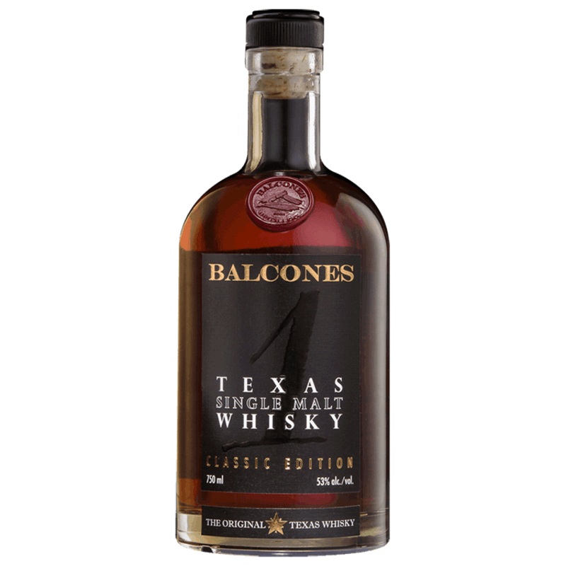 Balcones "1" Texas Single Malt Whiskey, 750mL