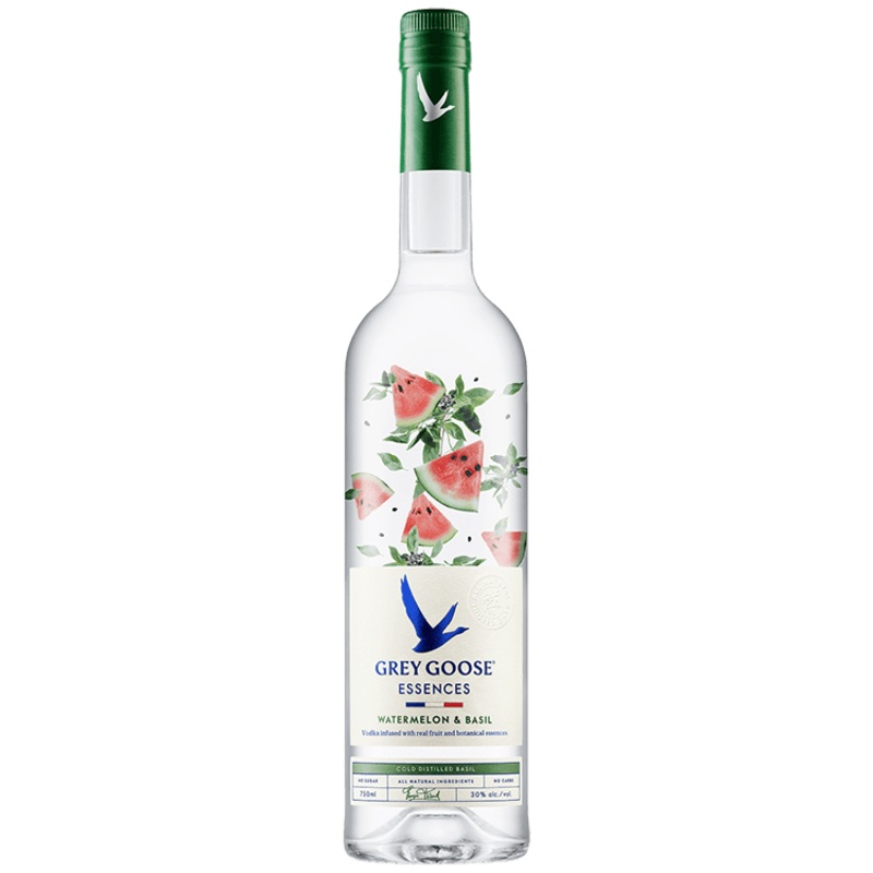 Grey Goose Essences Watermelon & Basil Infused Vodka, 750mL
