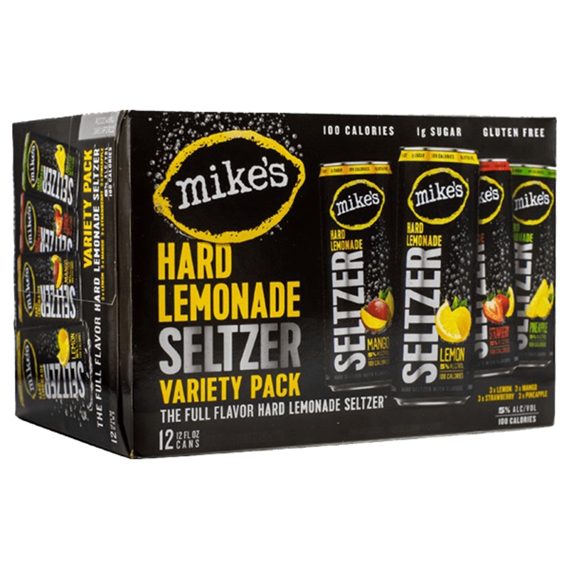 Mike's Hard Lemonade Seltzer Variety Pack, 12-pack
