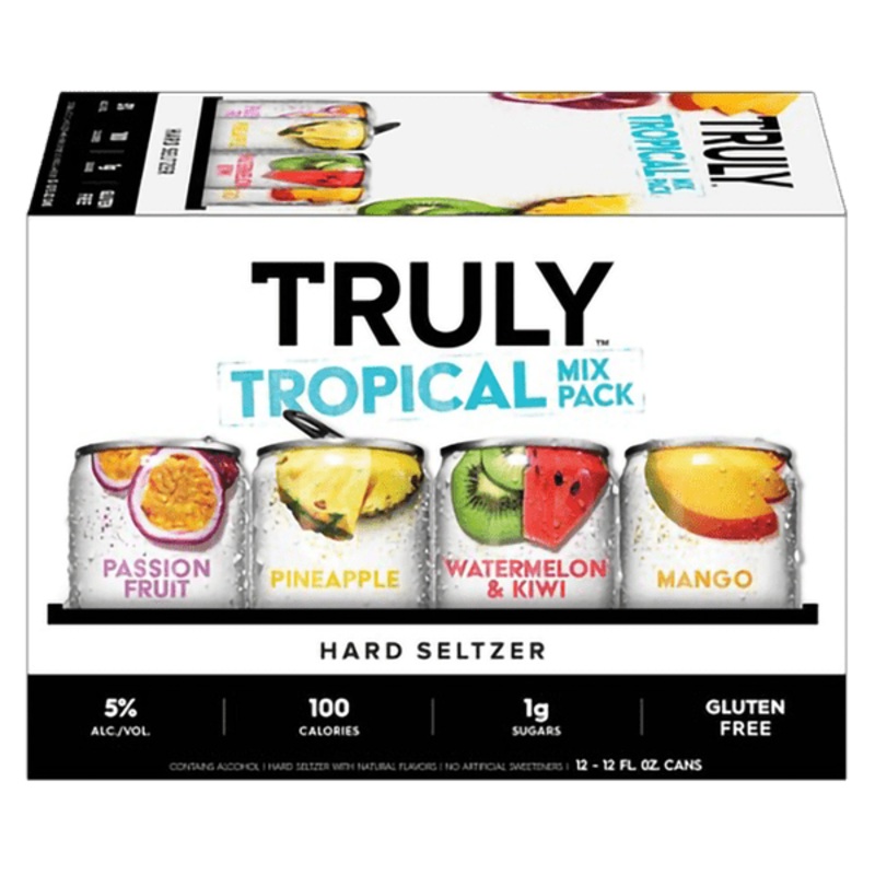 Truly Tropical Hard Seltzer Mix Pack, 12-pack
