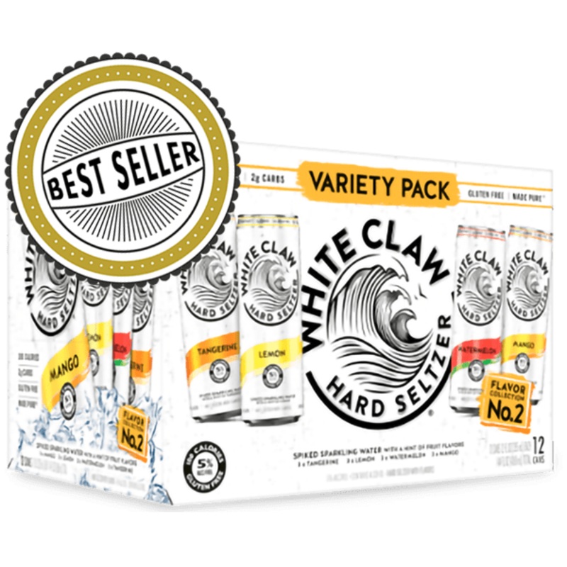 White Claw Hard Seltzer Variety Pack No. 2, 12-pack