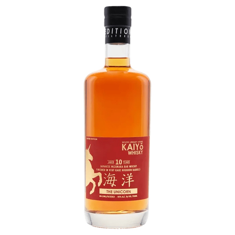 Kaiyo 10 Years Old The Unicorn Japanese Mizunara Oak Whisky Finished In Very Rare Bourbon Barrels