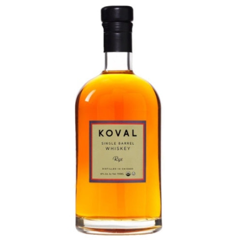 Koval Single Barrel Rye Whiskey 80 Proof 750ml
