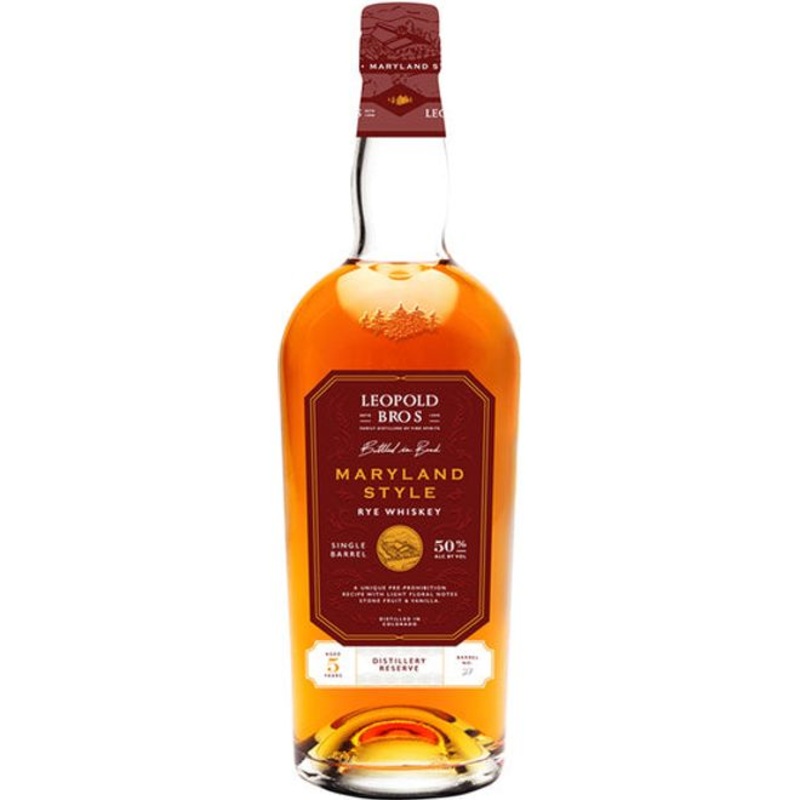 Leopold Bros Distillery Reserve Maryland Style Rye