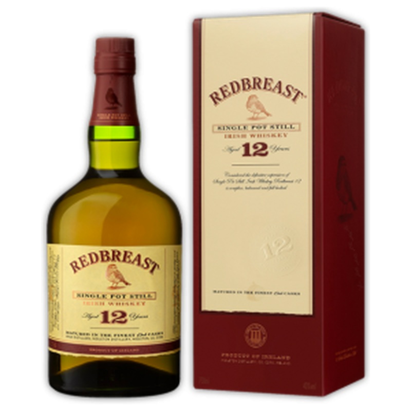 Redbreast 12 Year Old Single Pot Still Irish Whiskey 750ml