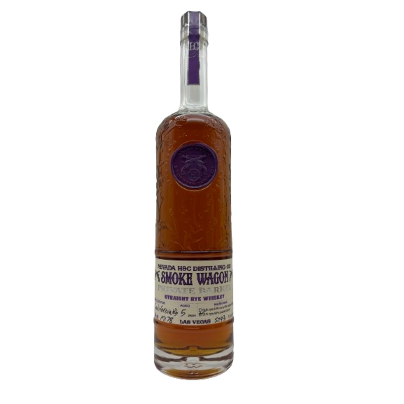Smoke Wagon Private Barrel 5 Year Old Rye Whiskey 'California #3'