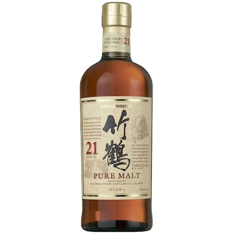 Nikka Whisky Pure Malt Taketsuru 21 Year Old Whisky 750ml