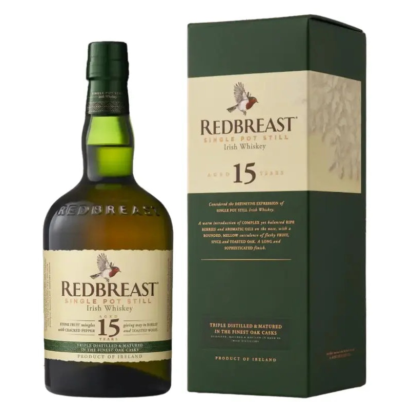 Redbreast 15 Year Old Irish Whiskey 750mL