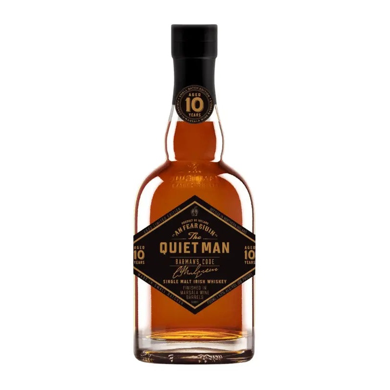 The Quiet Man 10 Year "Barman's Code" Marsala Finish Single Malt Irish Whiskey 700mL