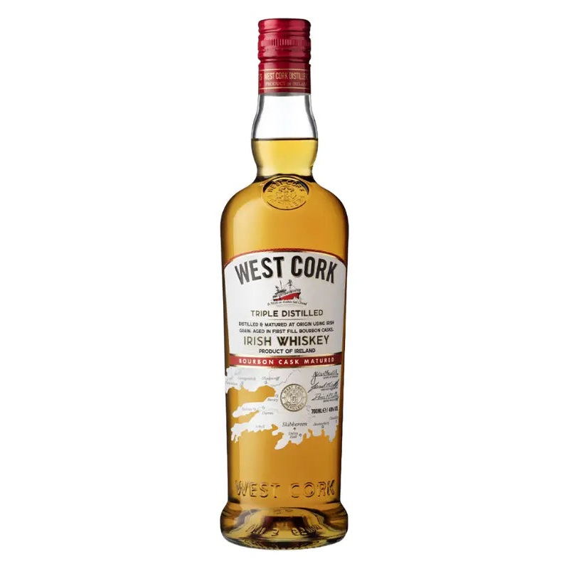 West Cork Bourbon Cask Triple Distilled Irish Whiskey 750mL