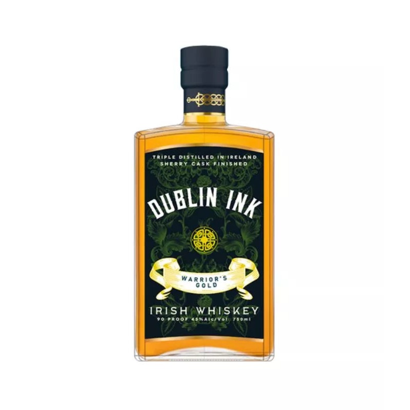 Dublin Ink Warrior's Gold Sherry Cask Irish Whiskey 750mL