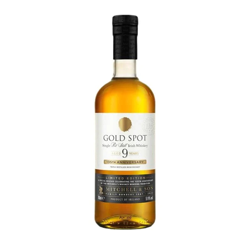 Gold Spots 9 Year Limited Edition Irish Whiskey 700mL