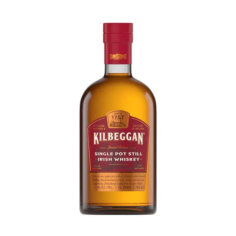 Kilbeggan Single Pot Still Irish Whiskey 750mL