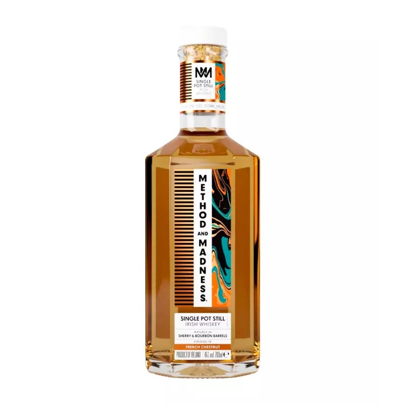 Method and Madness French Chestnut Finish Single Pot Still Irish Whiskey 700mL