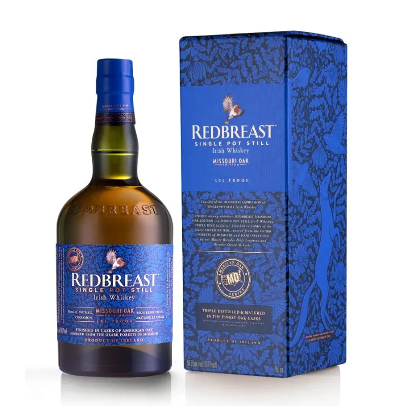 Redbreast Missouri Oak Single Pot Still Irish Whiskey 750mL